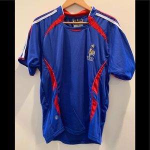 French national soccer team FFF jersey vintage World Cup